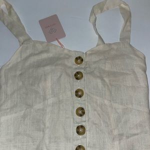 Lottie Moss Cream Corset Top Size S